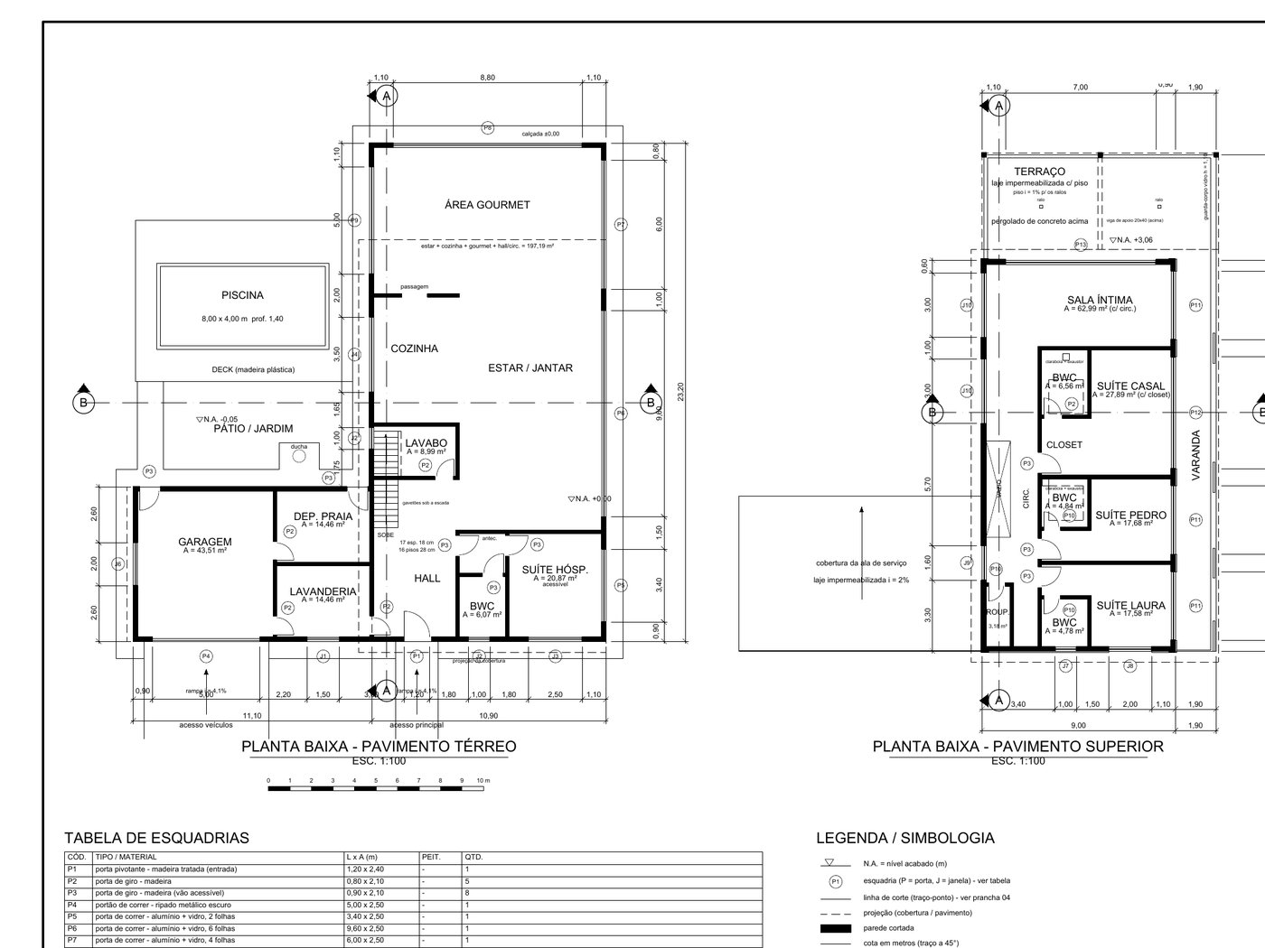 Planta baixa desenhada no AutoCAD por comando, via MCP
